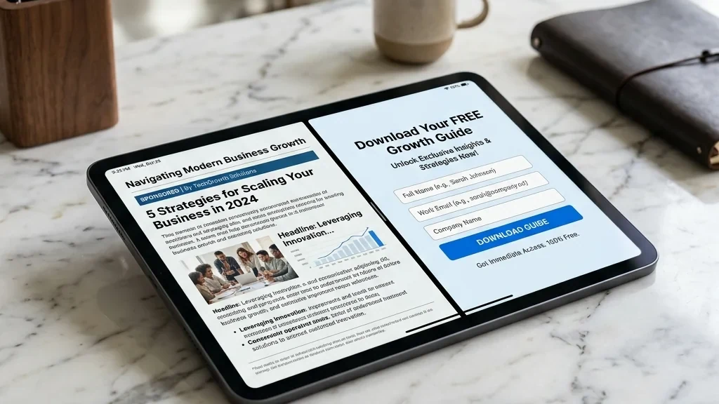 Native Ad Landing Page Analysis